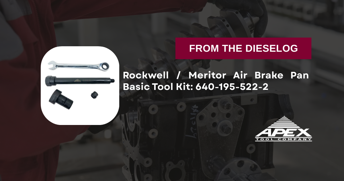 Rockwell / Meritor Air Brake Pan Basic Tool Kit: 640-195-522-2